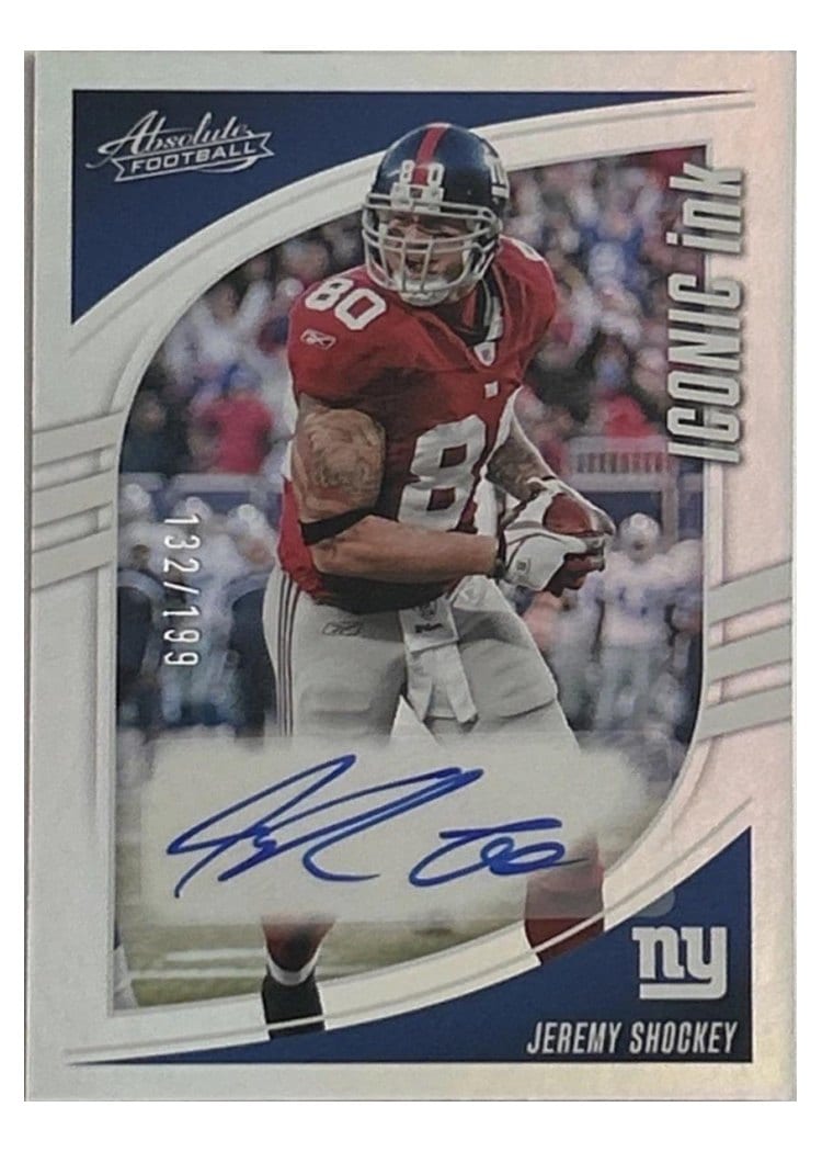 2025 Panini Absolute Iconic Ink Jeremy Shockey #II-JSY card