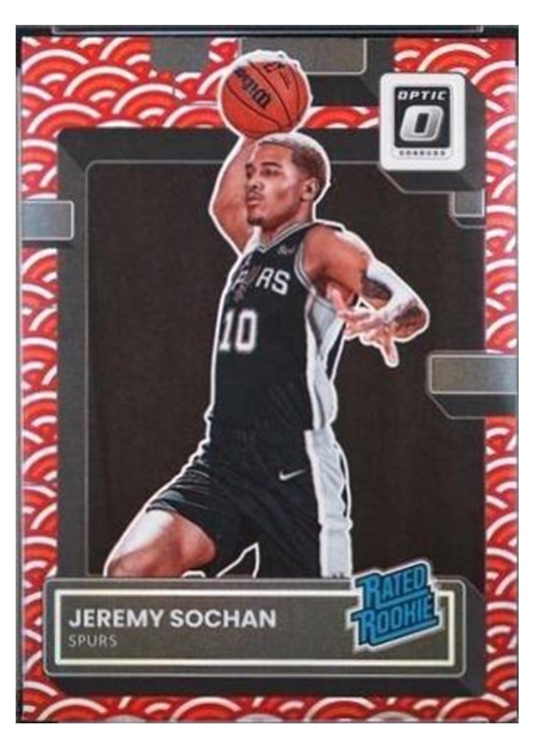 2022-23 Donruss Optic Base Set Jeremy Sochan #236 card