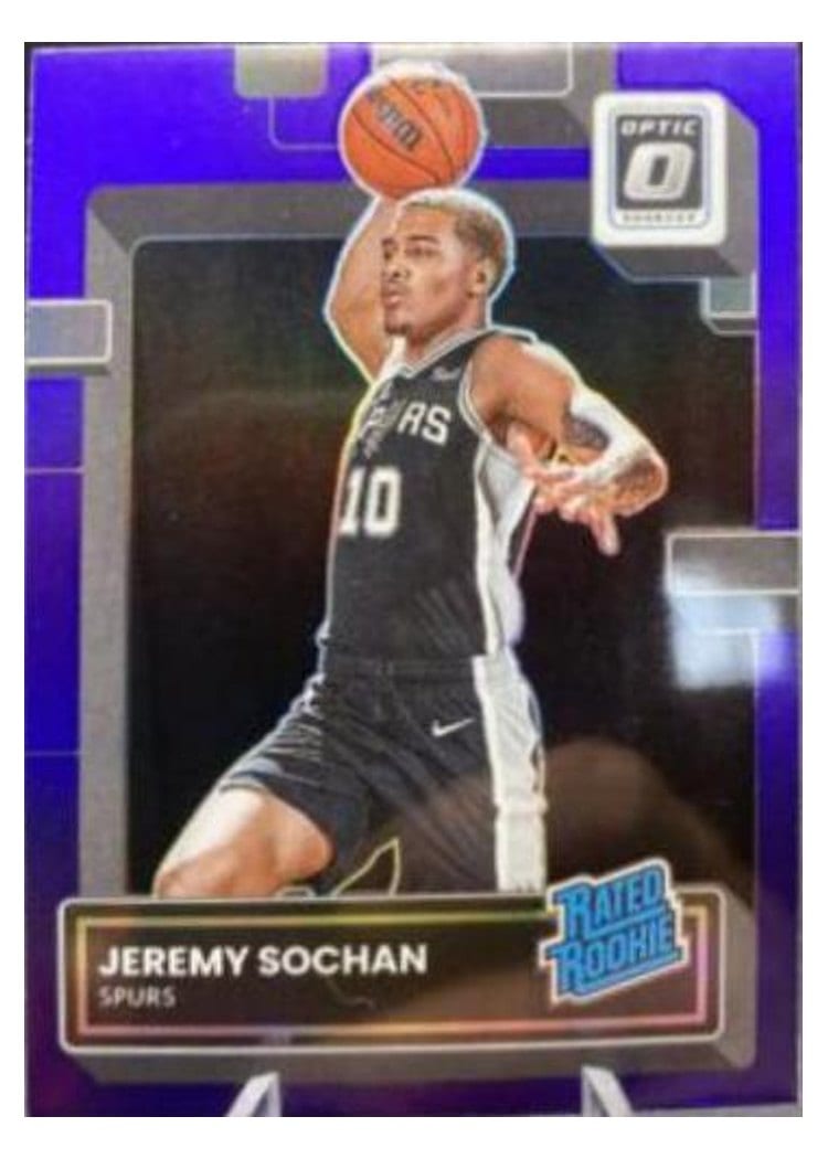 2022-23 Donruss Optic Base Set Jeremy Sochan #236 card