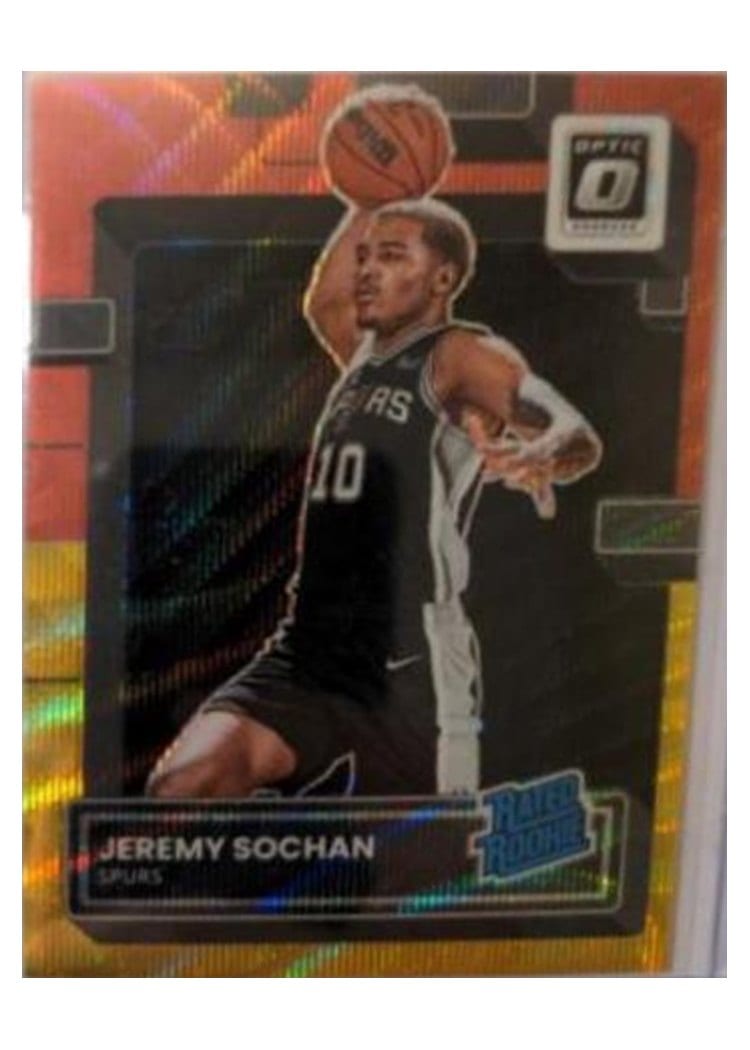 2022-23 Donruss Optic Base Set Jeremy Sochan #236 card