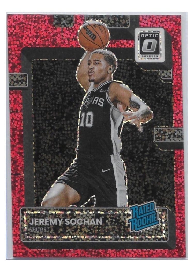 2022-23 Donruss Optic Base Set Jeremy Sochan #236 card