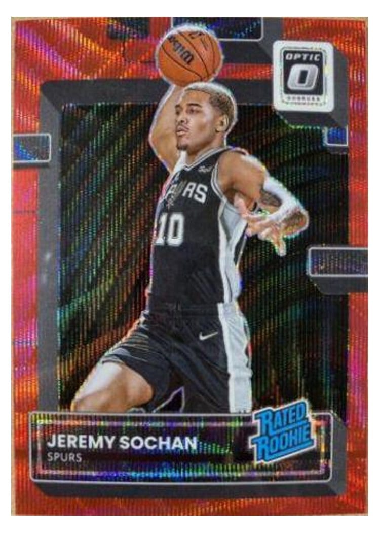 2022-23 Donruss Optic Base Set Jeremy Sochan #236 card