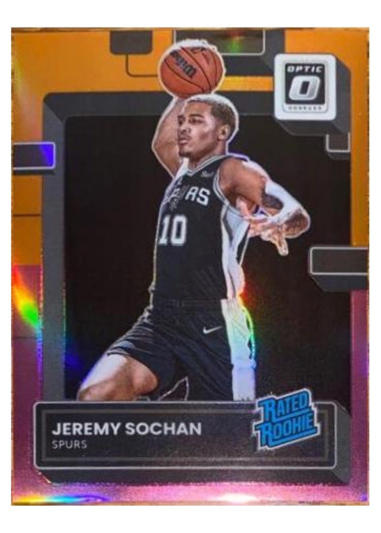 2022-23 Donruss Optic Base Set Jeremy Sochan #236 card