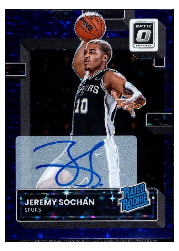 2022-23 Donruss Optic Base Set Jeremy Sochan #236 card