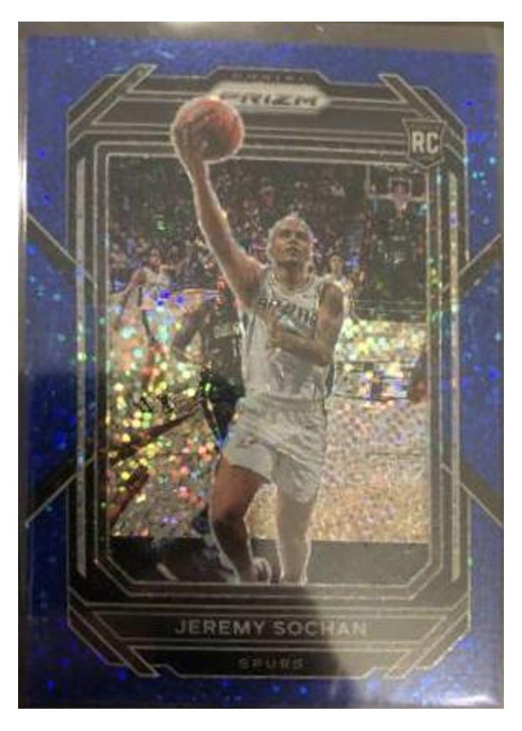 2022-23 Panini Prizm Base Set Jeremy Sochan #263 card