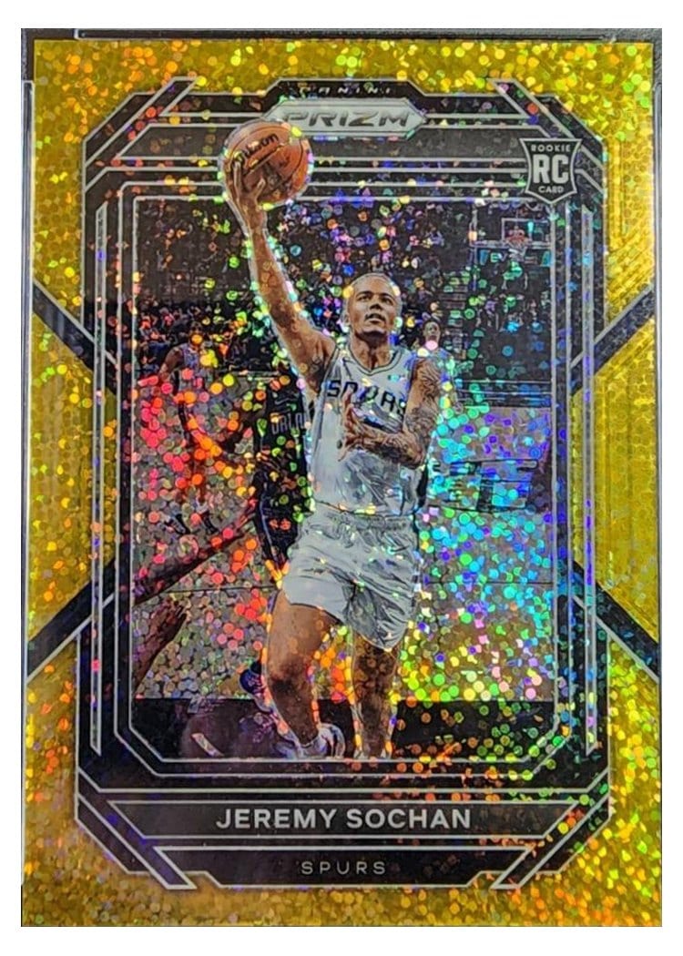2022-23 Panini Prizm Base Set Jeremy Sochan #263 card