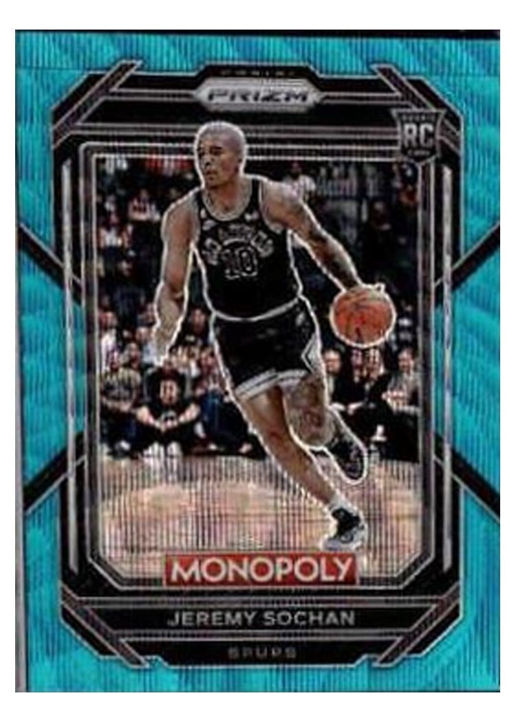 2022-23 Panini Prizm Base Set Jeremy Sochan #263 card