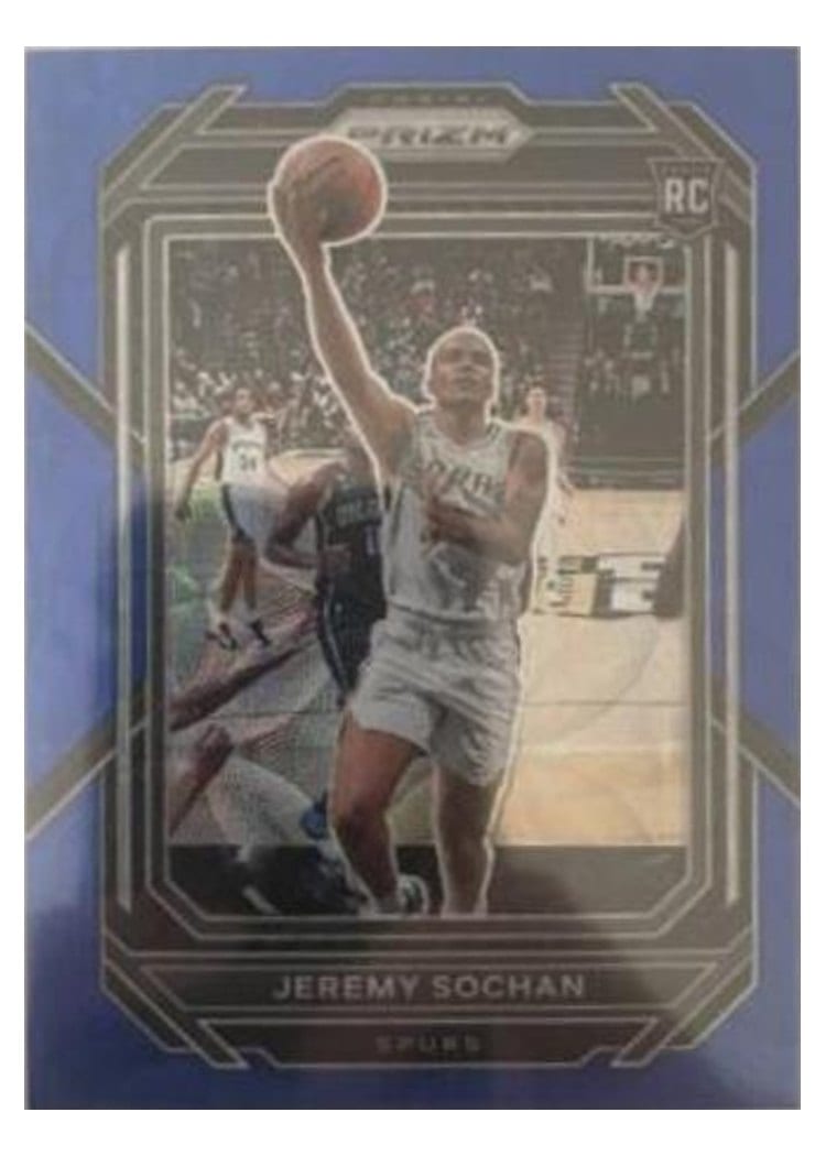 2022-23 Panini Prizm Base Set Jeremy Sochan #263 card