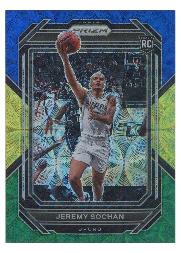 2022-23 Panini Prizm Base Set Jeremy Sochan #263 card