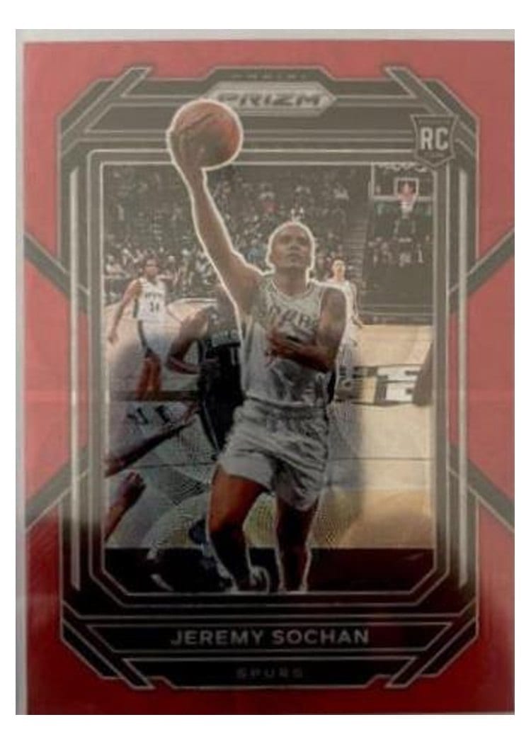 2022-23 Panini Prizm Base Set Jeremy Sochan #263 card