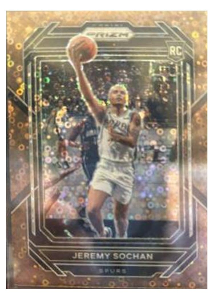 2022-23 Panini Prizm Base Set Jeremy Sochan #263 card