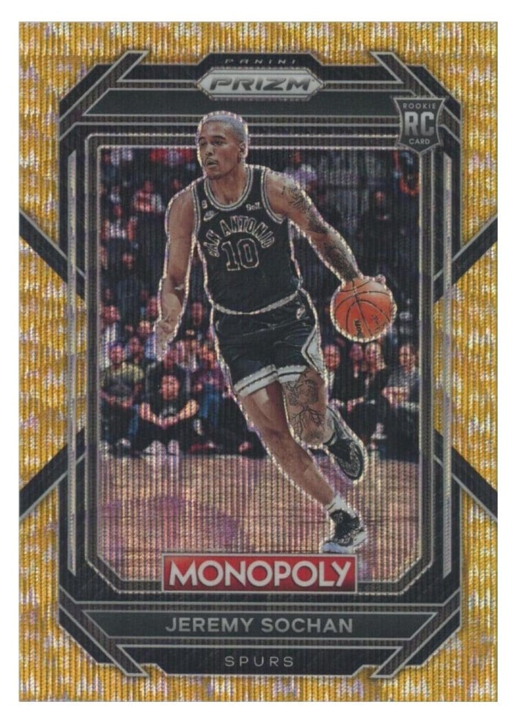 2022-23 Panini Prizm Base Set Jeremy Sochan #263 card