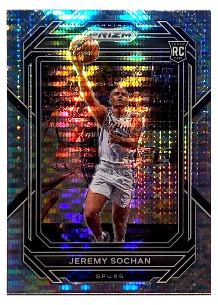 2022-23 Panini Prizm Base Set Jeremy Sochan #263 card