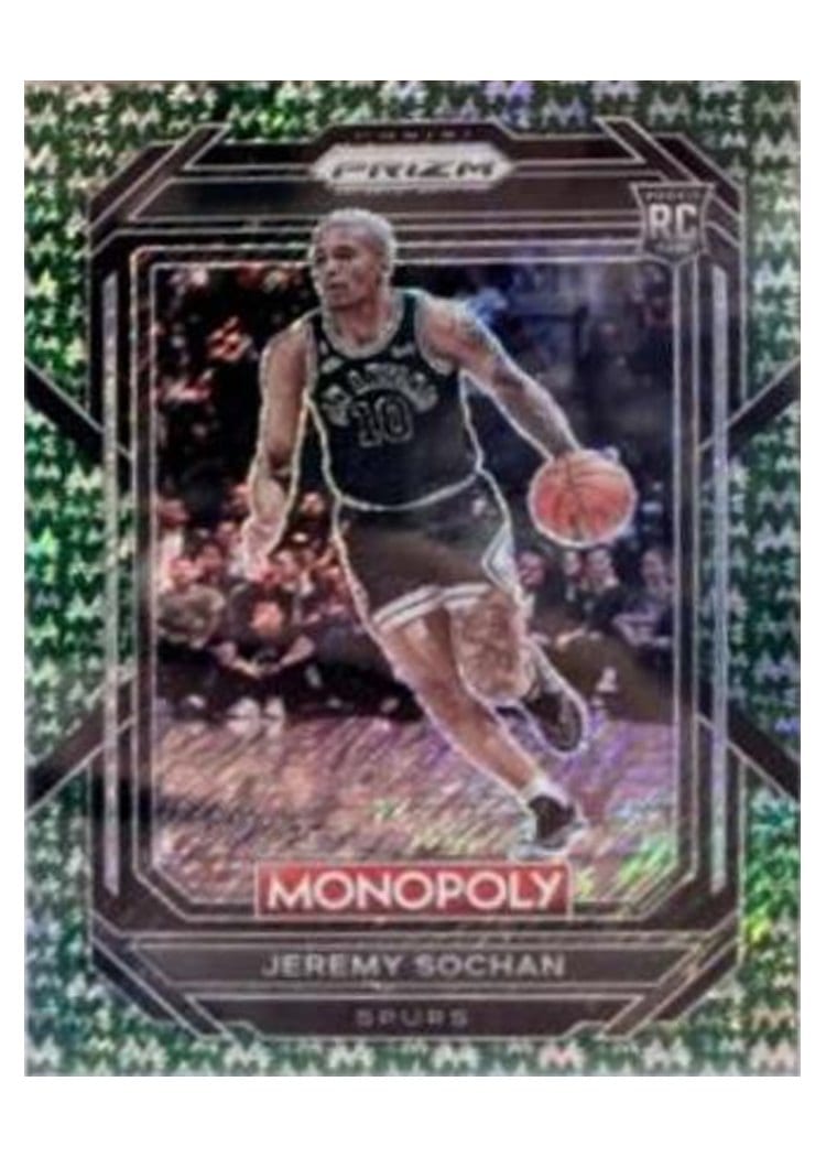 2022-23 Panini Prizm Base Set Jeremy Sochan #263 card