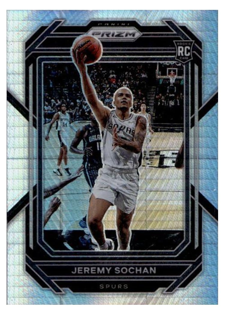 2022-23 Panini Prizm Base Set Jeremy Sochan #263 card
