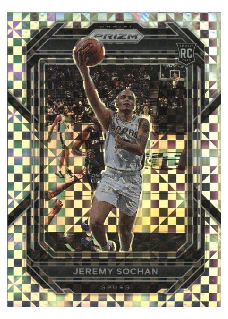 2022-23 Panini Prizm Base Set Jeremy Sochan #263 card