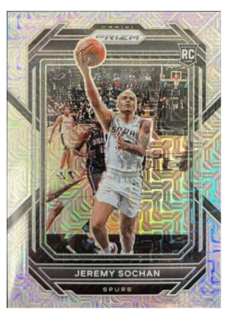 2022-23 Panini Prizm Base Set Jeremy Sochan #263 card