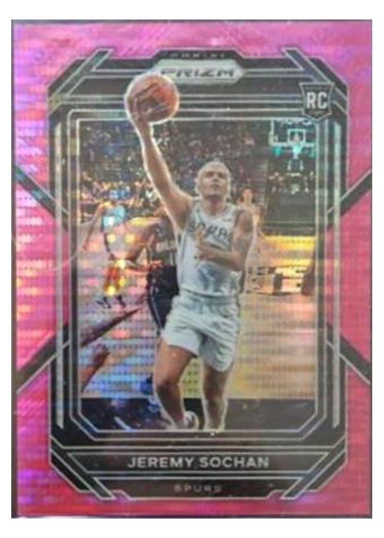 2022-23 Panini Prizm Base Set Jeremy Sochan #263 card