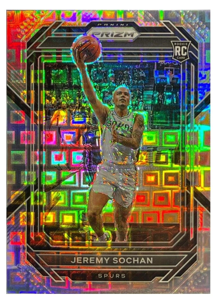 2022-23 Panini Prizm Base Set Jeremy Sochan #263 card
