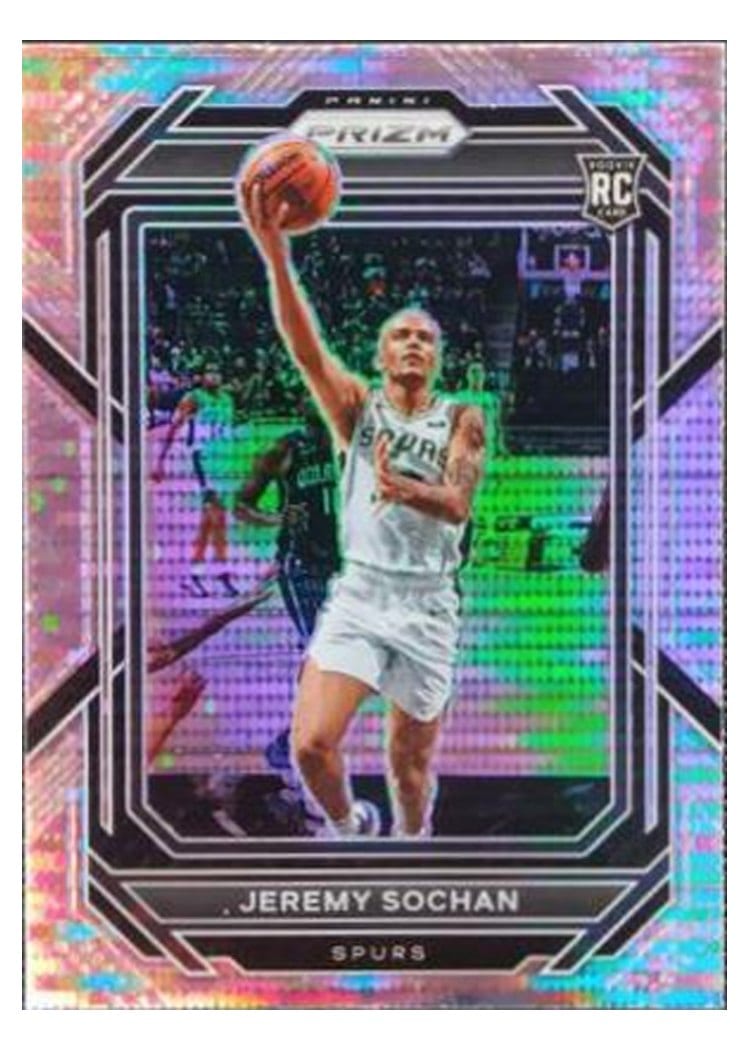 2022-23 Panini Prizm Base Set Jeremy Sochan #263 card