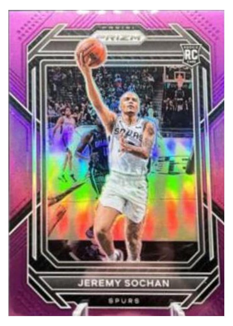 2022-23 Panini Prizm Base Set Jeremy Sochan #263 card