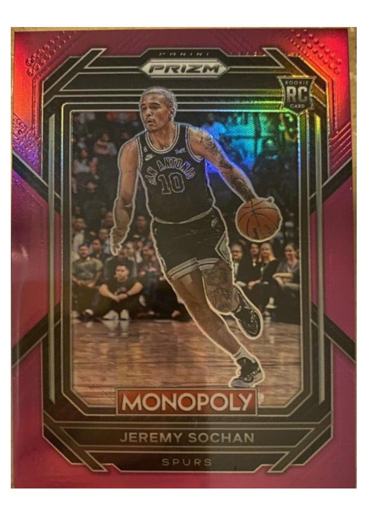 2022-23 Panini Prizm Base Set Jeremy Sochan #263 card