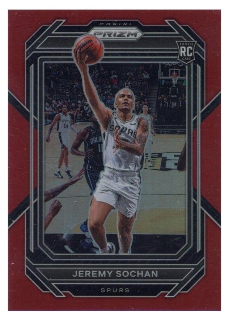 2022-23 Panini Prizm Base Set Jeremy Sochan #263 card
