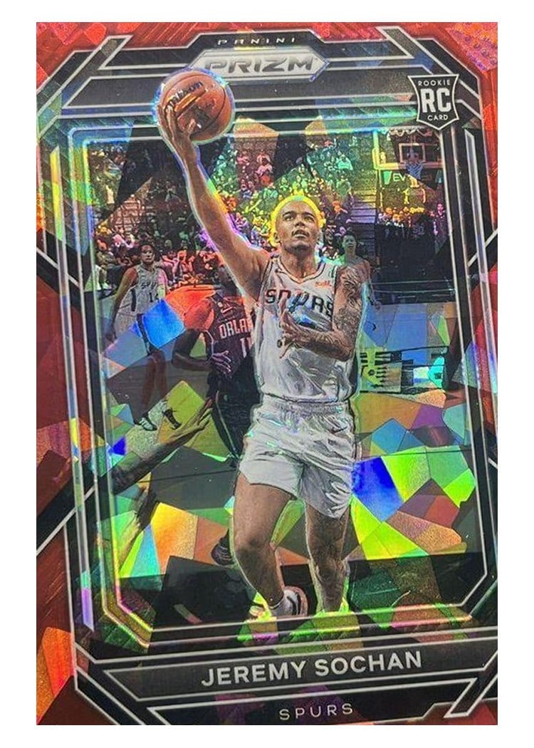 2022-23 Panini Prizm Base Set Jeremy Sochan #263 card