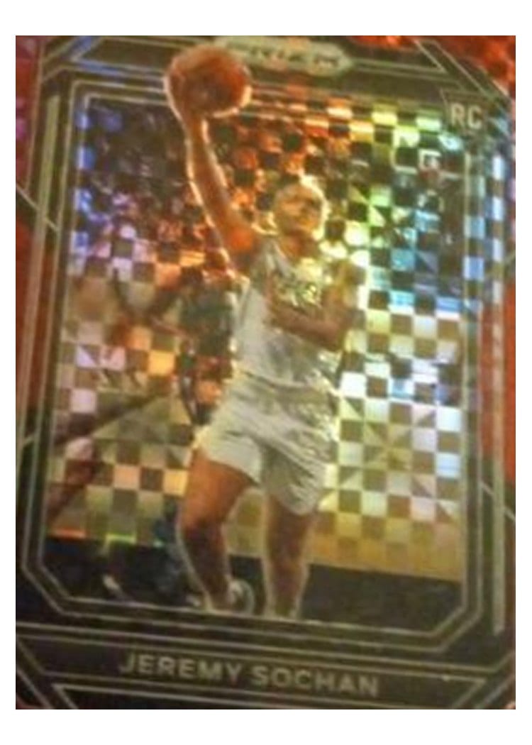 2022-23 Panini Prizm Base Set Jeremy Sochan #263 card