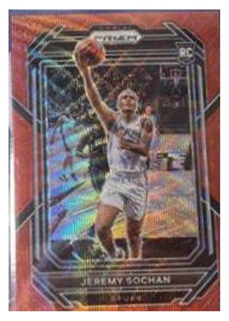 2022-23 Panini Prizm Base Set Jeremy Sochan #263 card