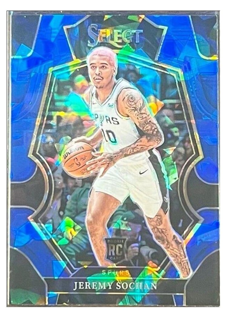2022-23 Panini Select Base Set Jeremy Sochan #192 card