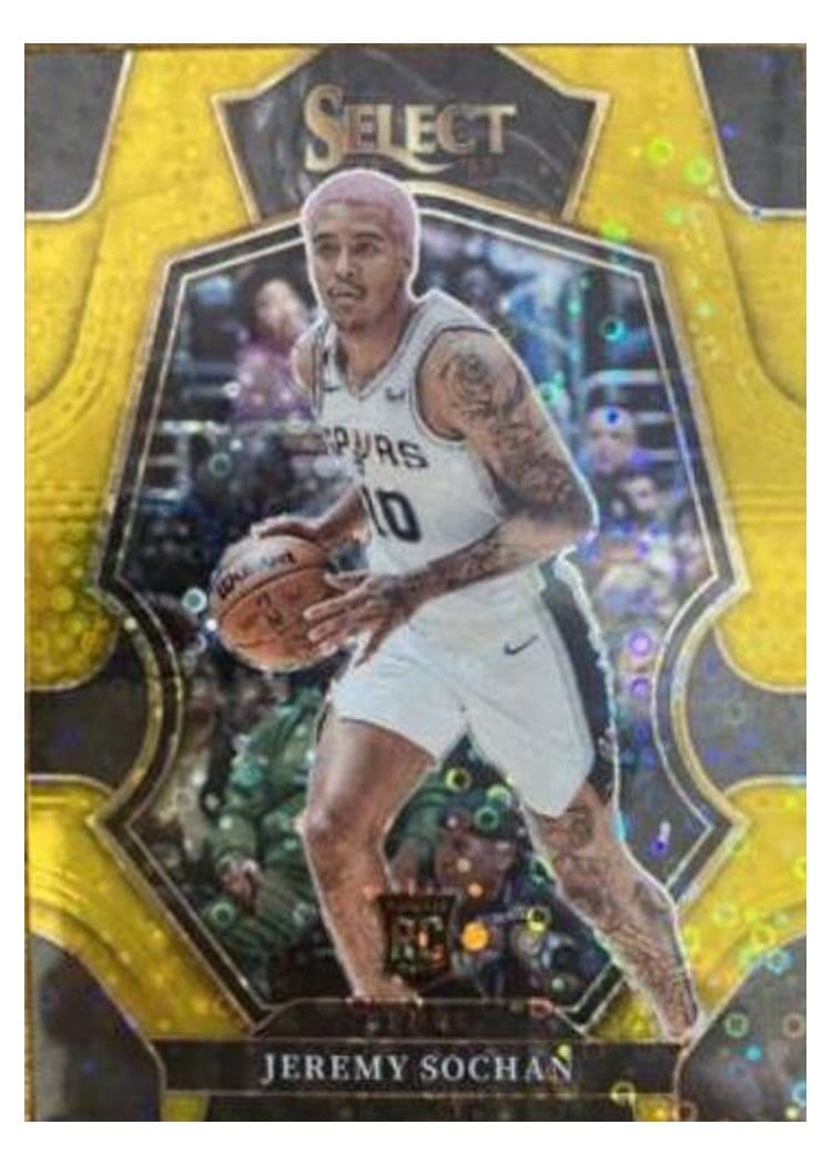 2022-23 Panini Select Base Set Jeremy Sochan #192 card