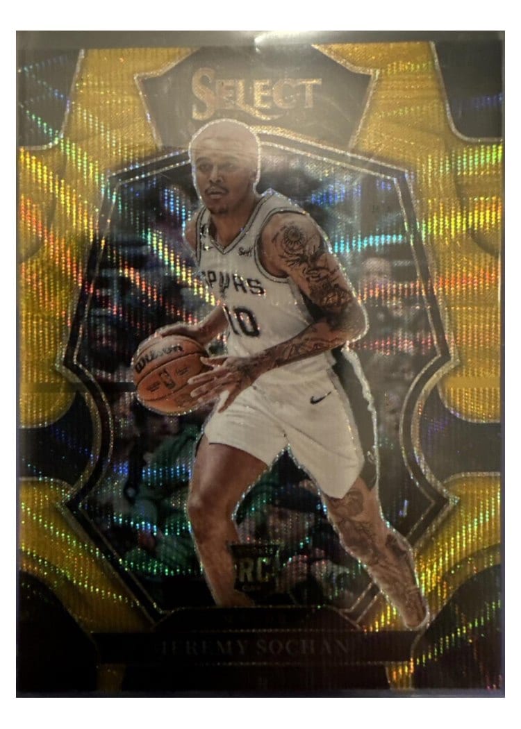 2022-23 Panini Select Base Set Jeremy Sochan #192 card