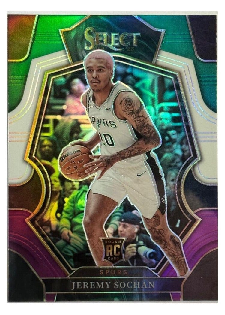 2022-23 Panini Select Base Set Jeremy Sochan #192 card