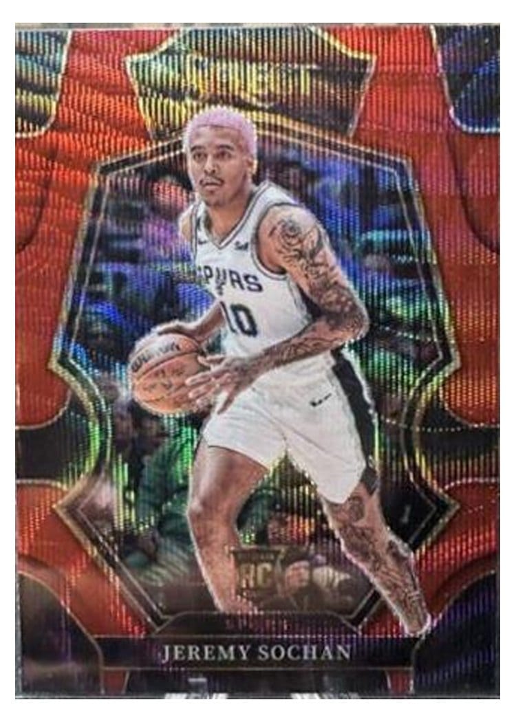 2022-23 Panini Select Base Set Jeremy Sochan #192 card