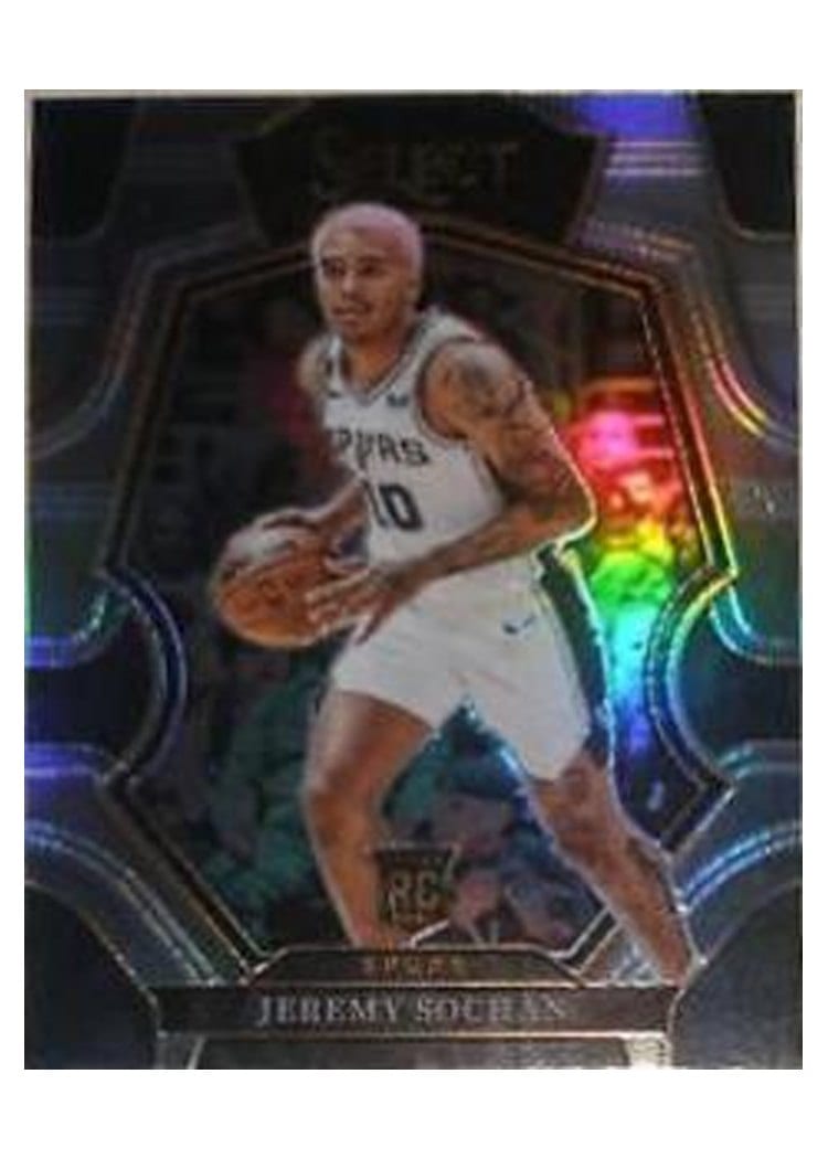2022-23 Panini Select Base Set Jeremy Sochan #192 card