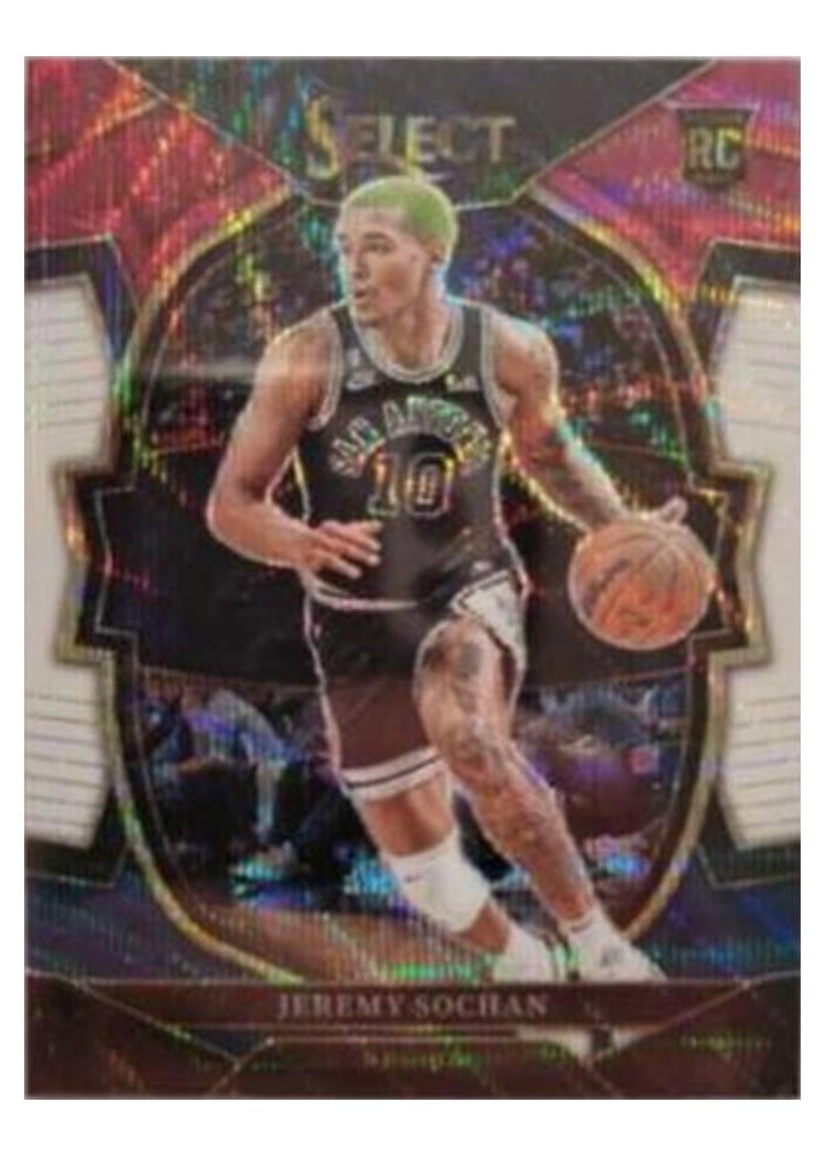 2022-23 Panini Select Base Set Jeremy Sochan #192 card