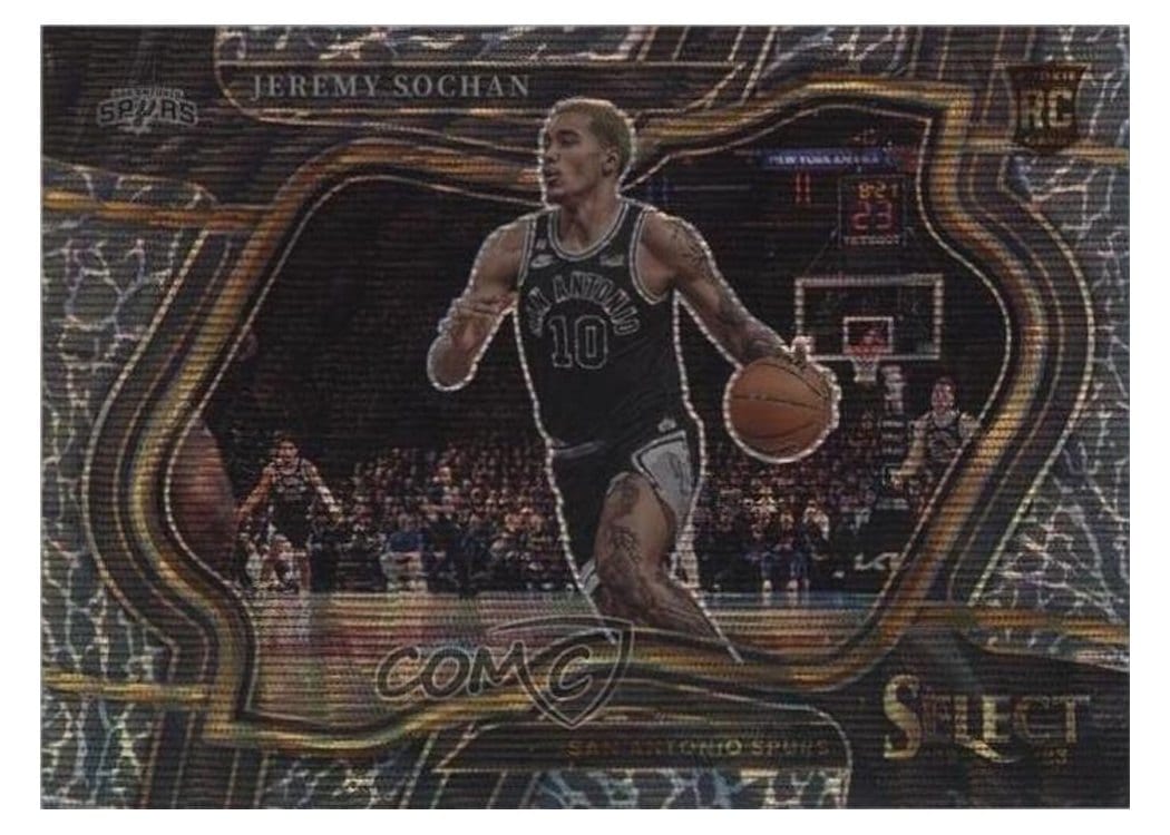 2022-23 Panini Select Base Set Jeremy Sochan #290 card