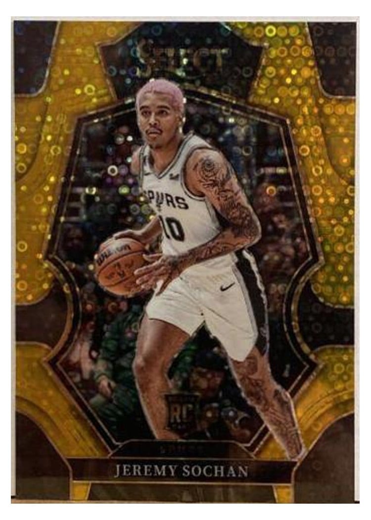 2022-23 Panini Select Base Set Jeremy Sochan #290 card