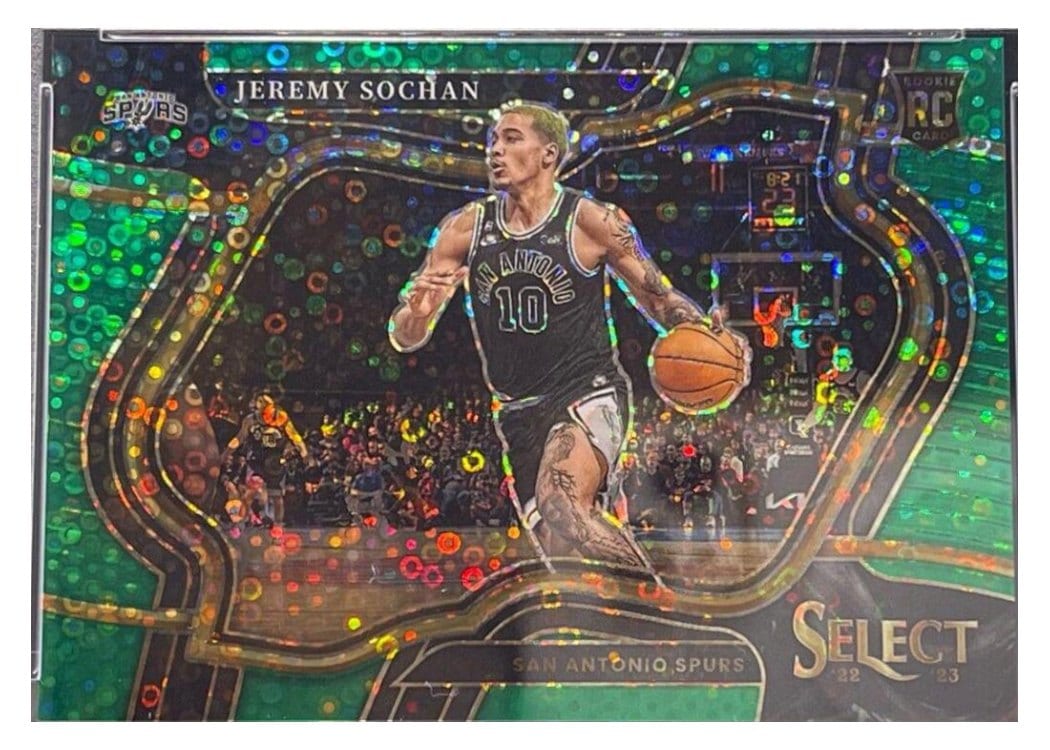 2022-23 Panini Select Base Set Jeremy Sochan #290 card