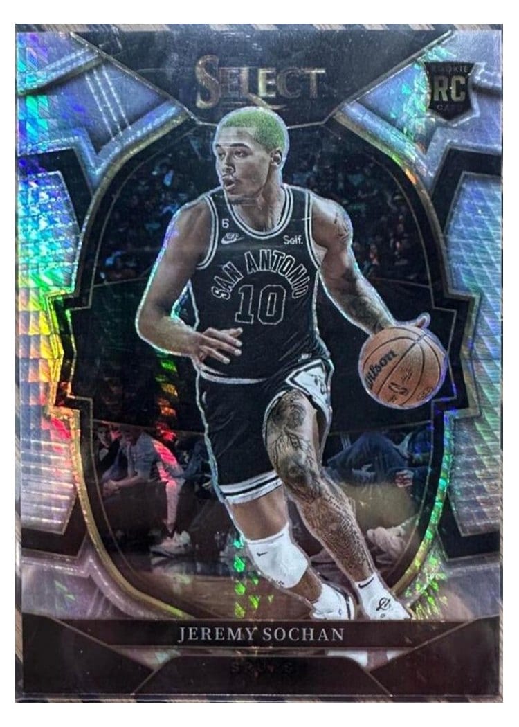 2022-23 Panini Select Base Set Jeremy Sochan #86 card