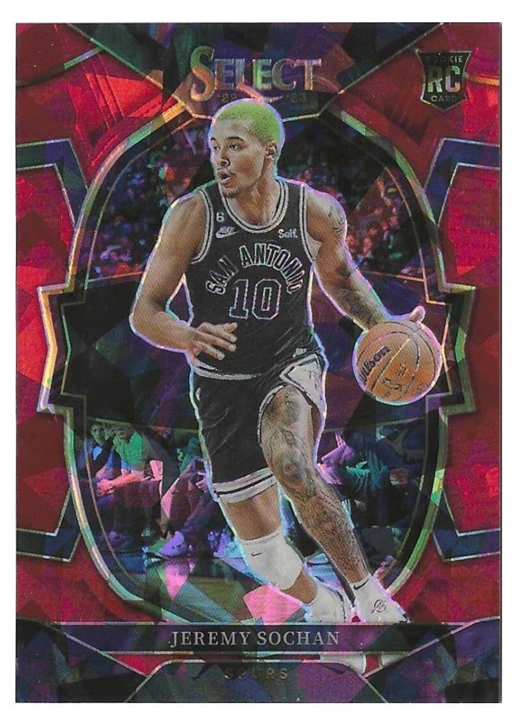 2022-23 Panini Select Base Set Jeremy Sochan #86 card