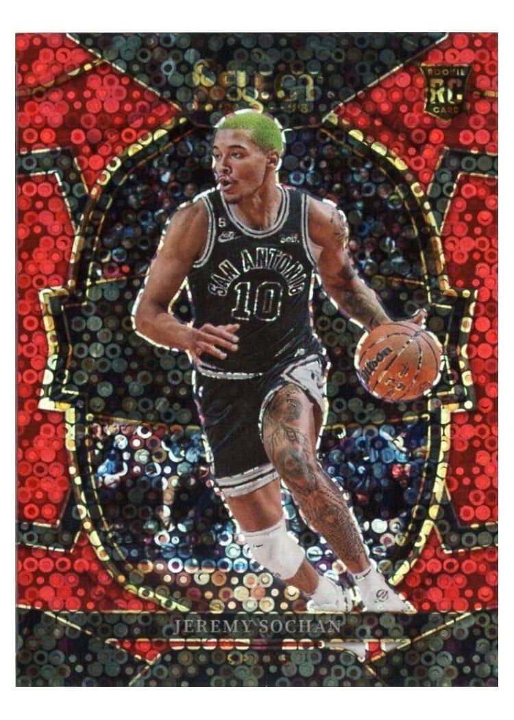 2022-23 Panini Select Base Set Jeremy Sochan #86 card