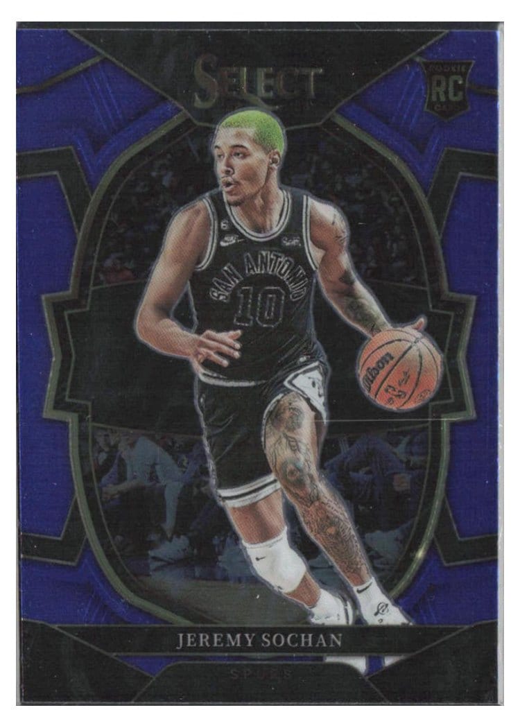 2022-23 Panini Select Base Set Jeremy Sochan #86 card
