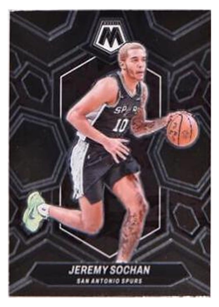 2023-24 Panini Mosaic Base Set Jeremy Sochan #35 card