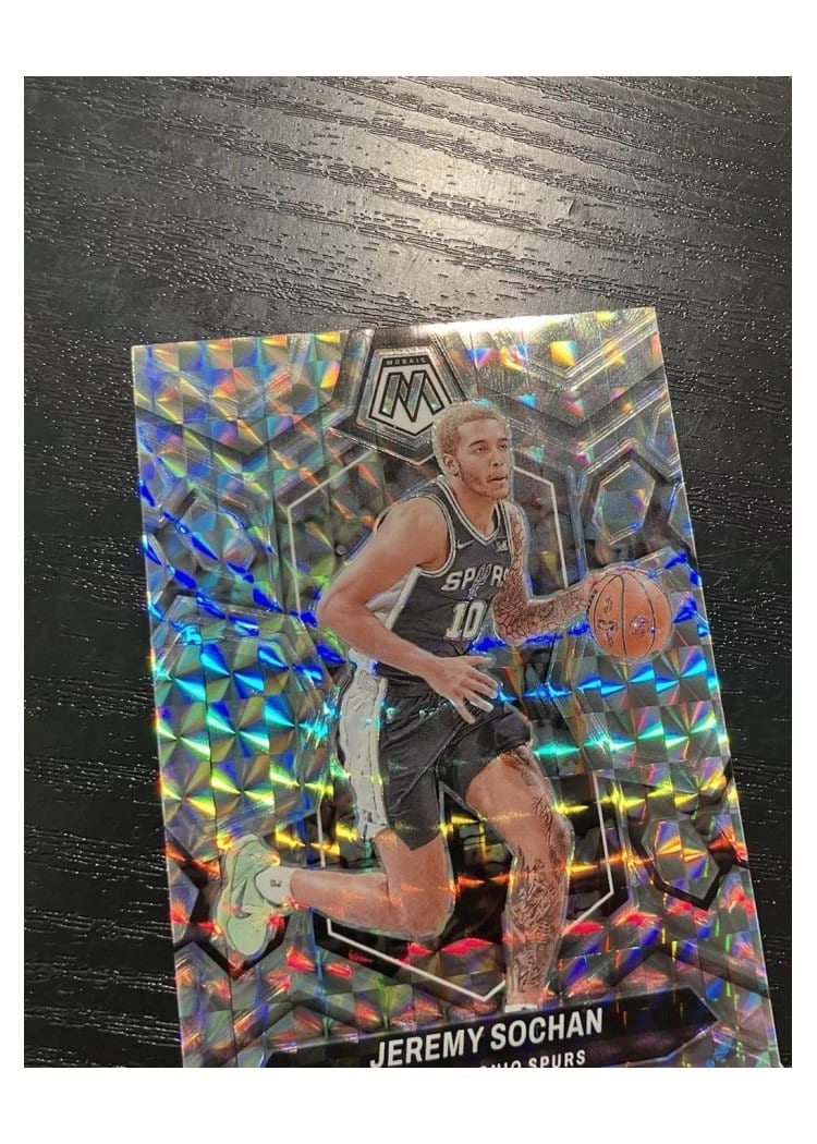 2023-24 Panini Mosaic Base Set Jeremy Sochan #35 card