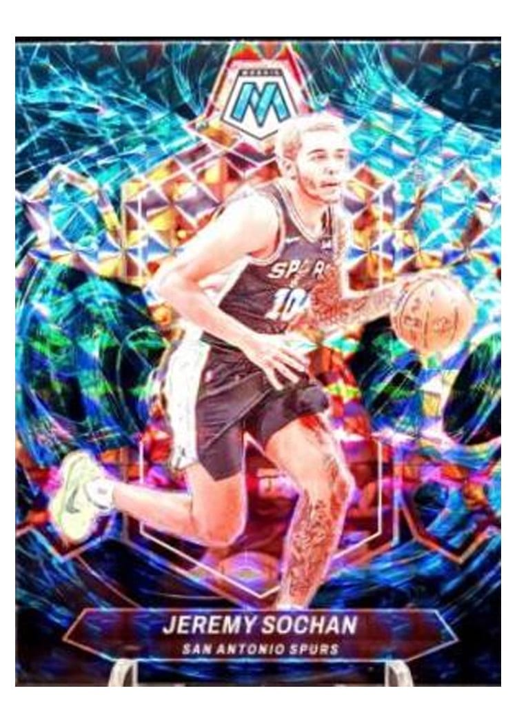 2023-24 Panini Mosaic Base Set Jeremy Sochan #35 card