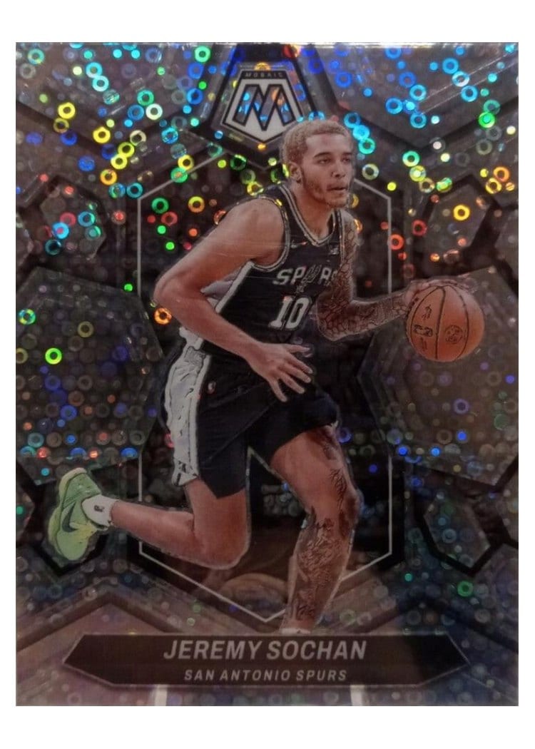 2023-24 Panini Mosaic Base Set Jeremy Sochan #35 card