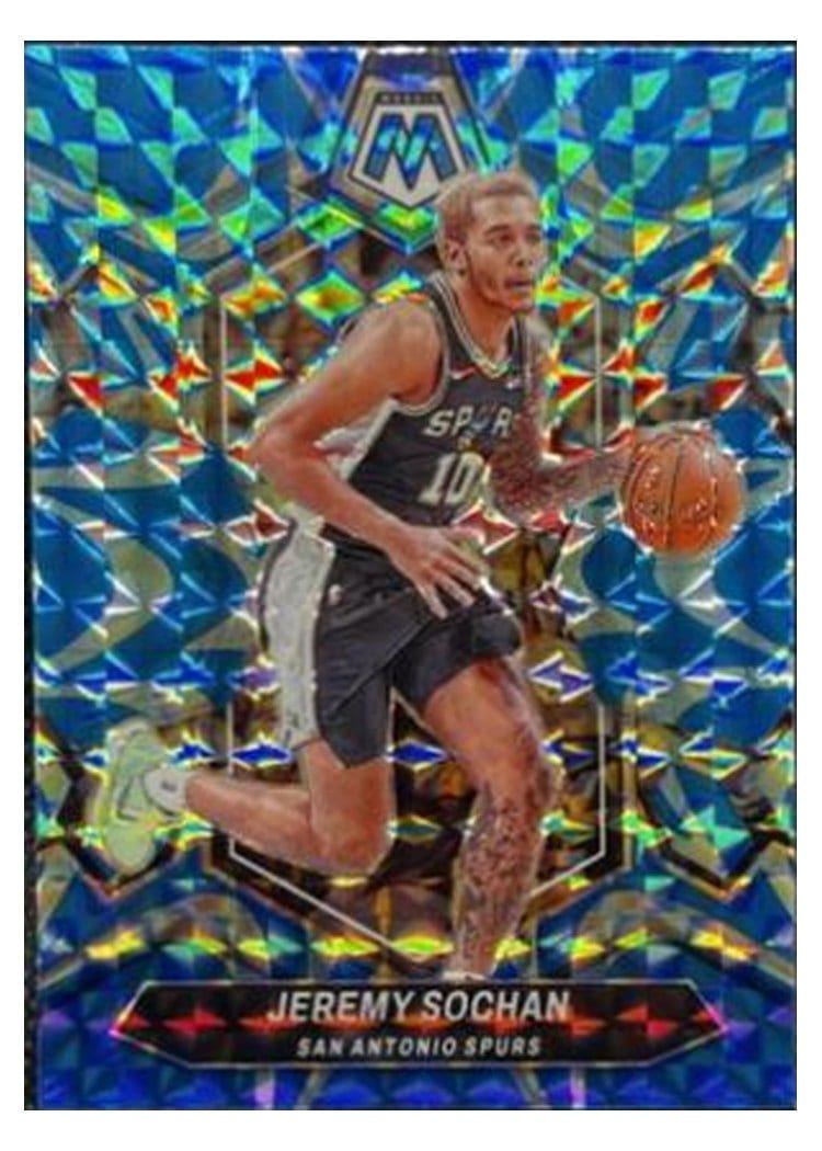 2023-24 Panini Mosaic Base Set Jeremy Sochan #35 card