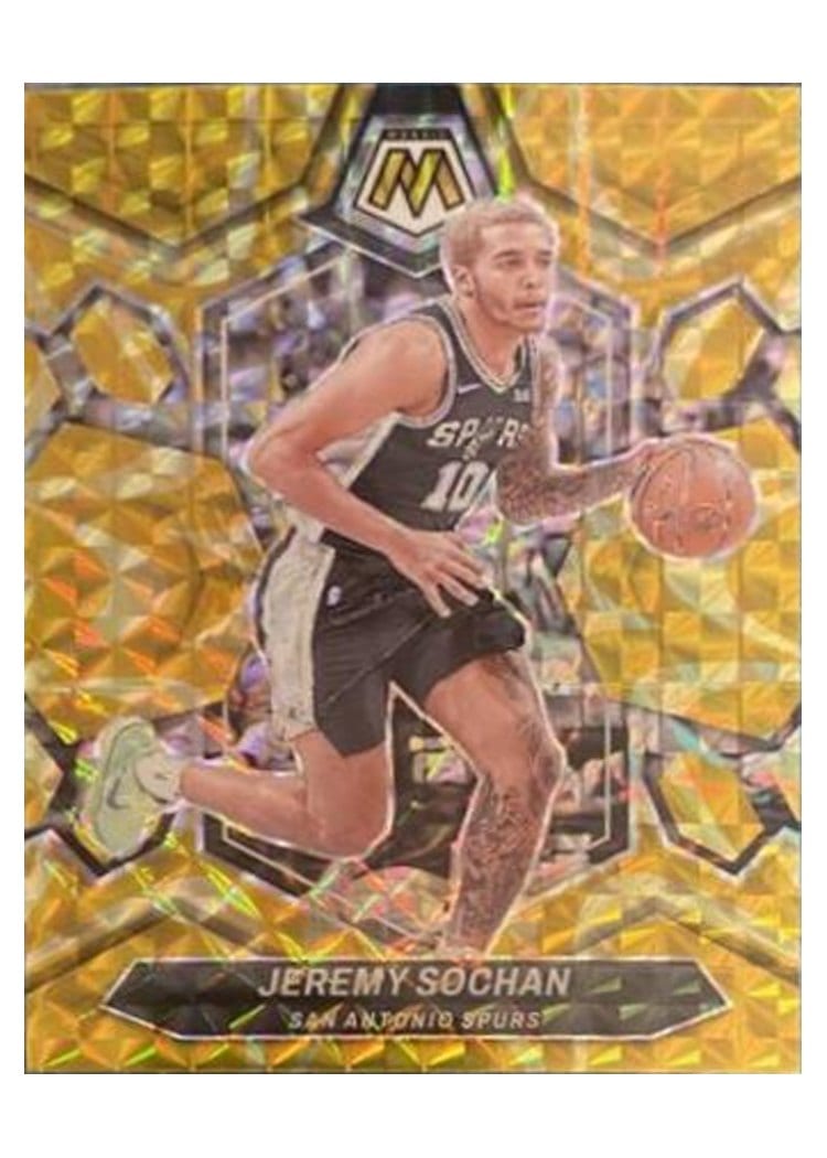 2023-24 Panini Mosaic Base Set Jeremy Sochan #35 card